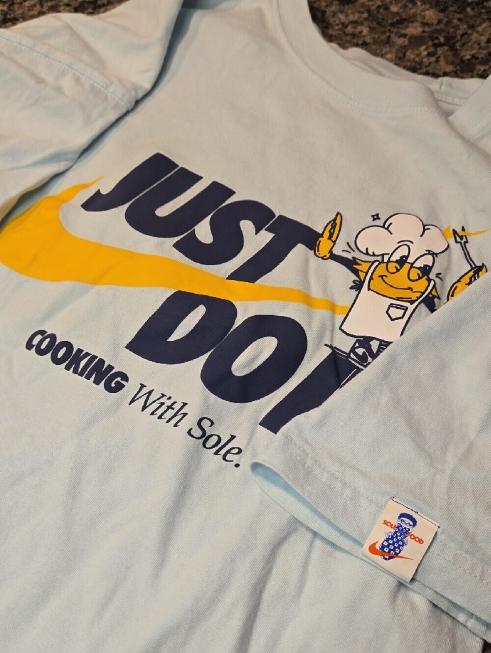 Nike Max 90 T-Cooking With Sole Shirt (Blue) - L - Picture 4 of 5